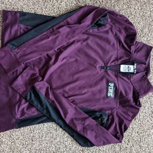 Maroon 3/4 zip